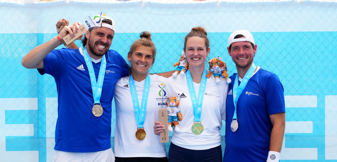 EUSA Games 2024: Gold und Silber für Tennis-Teams der WG Köln, Medaillen im Tischtennis und Handball