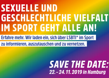  Gemeinsam für mehr sexuelle und geschlechtliche Vielfalt im Sport! 
