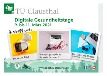 Digitale Gesundheitstage an der TU Clausthal