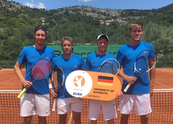 Bayreuther beenden erstmalige Teilnahme an der EUC Tennis mit positiver 3:2 Bilanz