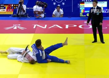 PI: Napoli 2019 - Zwei Mal Platz fünf: Judoka Hunfeld und Schwimmerin Öztürk schrammen am Podium vorbei │ Tischtennisherren im Viertelfinale